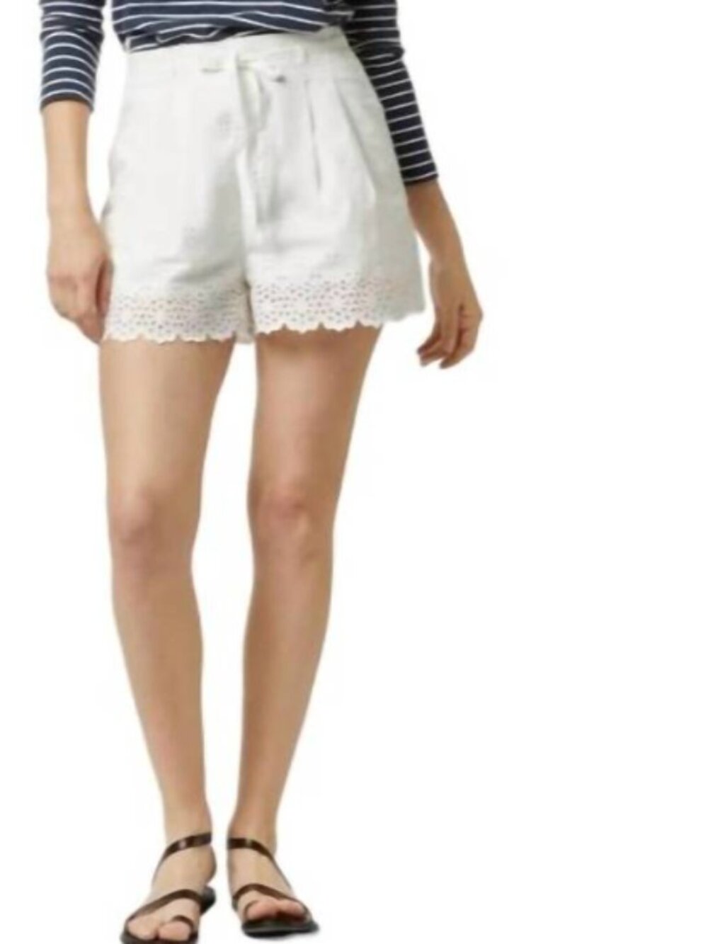 ULLA JOHNSON sabine shorts in cowrie ivory